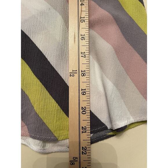 Torrid SOPHIE - Multi Stripe Crinkle Gauze Swing Cami/Tank Plus Size 1/1X - Picture 7 of 12